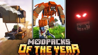 TOP 10 Minecraft ModPacks OF THE YEAR 2023 🎉  Forge amp Fabric [upl. by Derriey497]