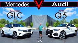 WHOS 1  New 2023 Mercedes GLC 300 vs 2023 Audi Q5 Comparison [upl. by Gupta836]