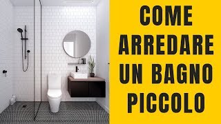 Come arredare un bagno piccolo 17 Consigli che funzionano 😏 [upl. by Sonstrom]