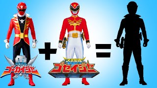 WHAT IF Gokaiger red fusion with Goseiger red  what power will happen next  it could be amazing [upl. by Carmine]