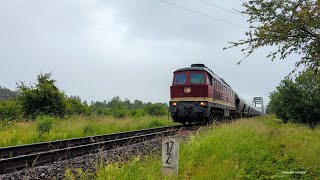 LEG 132 109 mit leerkalk Einfahrt Blankenburg Nord [upl. by Crosby420]