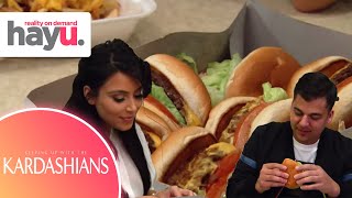 The Rob and Kim Feast 🍔  Season 8  Keeping Up With The Kardashians [upl. by Truk]