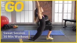 BeFiT GO 30 Minute Sweat Session Circuit Training Workout [upl. by Ardnassac]