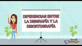 Diferencias entre la disgrafía y la disortografía [upl. by Ixel705]