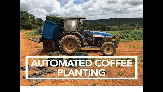 Automated Coffee Planting in Cerrado Mineiro  Brazil [upl. by Anelahs]