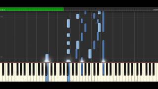 Brahms Rhapsody Op 79 No 1  piano tutorialsynthesia [upl. by Rhyne]