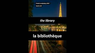 THE LIBRARY  LA BIBLIOTHÈQUE french français [upl. by Inahpets106]