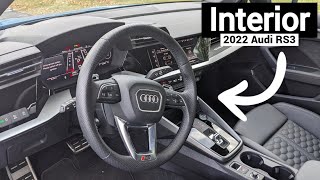 2022 Audi RS3 Interior  Detailed Walkthrough [upl. by Oliy]