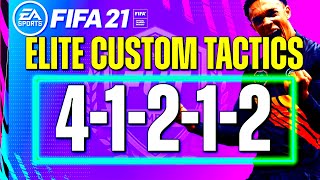 FIFA 21 41212 CUSTOM TACTICS AND INSTRUCTIONS BEST ELITE META TACTICS FOR ULTIMATE TEAM [upl. by Susannah66]