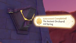 The Ancient Orchard amp Spring Sumeru Hidden Achievement All Cascade Pools Location Genshin Impact 34 [upl. by Zigmund]