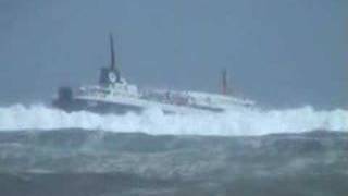 Newfoundland Ferry in massive waves [upl. by Candi]