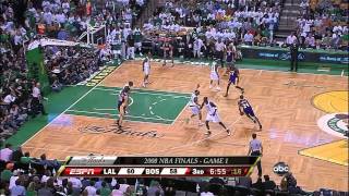 2008 NBA Finals  Los Angeles vs Boston  Game 1 Best Plays [upl. by Rosenkranz]