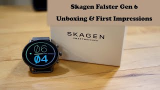 Skagen Falster Gen 6 Unboxing and First Impressions [upl. by Yerffej]