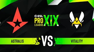 Astralis vs Vitality  ESL Pro League Season 19  Semifinal [upl. by Sito]