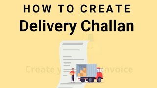 How to Create Delivery Challan in GimBooks App [upl. by Aelyak536]