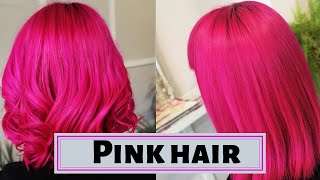 DIYManic Panic Hot Hot Pink vibrant pink hair colour [upl. by Folberth]