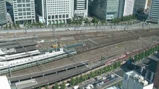 Railway Time Lapse Hotel Train view in Japan [upl. by Punke703]