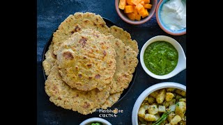 Rajgira Parathas  Amaranth Theplas  Ekadashi Recipes  Navratri Theplas [upl. by Ahsiadal]