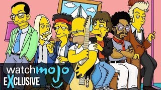 WMX Top 10 Guest Stars on The Simpsons Who Play Themselves [upl. by Cowen]