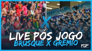 Live pós jogo do Farid Germano Filho  Brusque x GRÊMIO [upl. by Eenolem305]