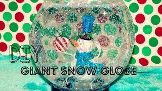 DIY Giant Jar Snowglobe [upl. by Stag]