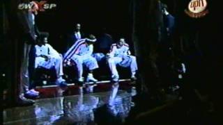 Detroit Pistons  2004 Starting Lineup Introductions ft Mason [upl. by Rosane]