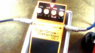 Teste De Som Pedal Boss OS2  Sound Test Boss OS2 [upl. by Sinnelg]