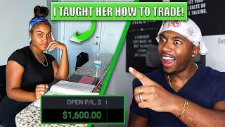 I Turned My Wife Into a PROFITABLE Day Trader in 24 Hours [upl. by Ahsias759]