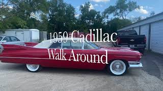 1959 Cadillac Convertible Walk Around [upl. by Ellevart]