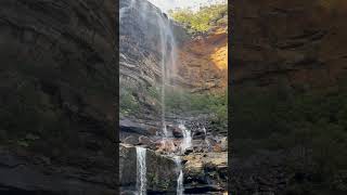 bluemountainsaustralia australia bluemountainwaterfall travel [upl. by Edy]