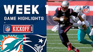 Dolphins vs Patriots Week 1 Highlights  NFL 2020 [upl. by Ainadi]