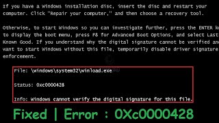 How To Fix Winloadexe Start up Error In Windows [upl. by Ivanna]