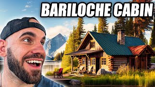 House Tour in Bariloche Argentina  Luxurious Airbnb Cabin 🇦🇷 🏔️ [upl. by Hillinck]