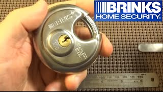 80 Brinks R70 Maximum Security Disc Padlock Picked Open [upl. by Innor]