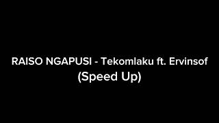 Raiso Ngapusi  TEKOMLAKU Ft Ervinsof Speed Up Viral Tiktok [upl. by Christenson]