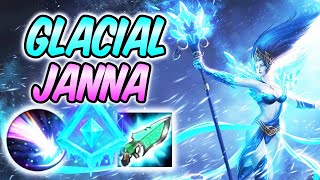 BEST DAMAGE WITH NEW FULL AP BURST GLACIAL JANNA BUILD  S10 JANNA MID GAMEPLAY League of Legends [upl. by Luhar]