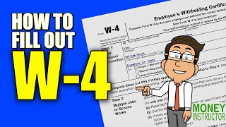 How to Fill Out an IRS W4 Form  Money Instructor [upl. by Htaeh834]