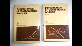 Mir Books Go Through 17 Fundamentals Of Mathematical Analysis by Ilyin and Poznyak  Soviet Math [upl. by Ahsiuqat825]