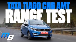 Tata Tiago CNG AMT  Range Test amp 0100 Test  MotorBeam [upl. by Adnerol]