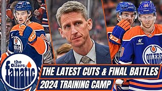 Edmonton Oilers News  The Latest Training Camp Cuts amp Battles [upl. by Terces142]