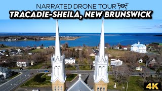 Explore TracadieSheila New Brunswick in 4K 🏖️🌲  Stunning Drone Footage 🎥✨ [upl. by Elysha798]