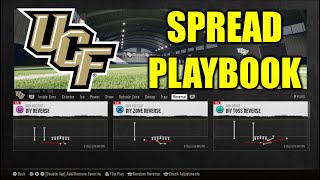 UCF Spread Playbook Guide  College Football 25 [upl. by Lynd926]