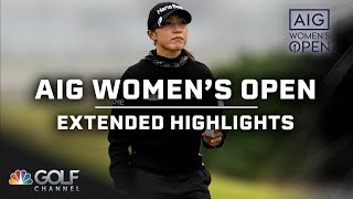 AIG Womens Open 2024 Round 4  EXTENDED HIGHLIGHTS  Golf Channel [upl. by Aeli858]