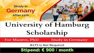 University of Hamburg Scholarship 2024  Germany  Must Watch Before You Apply [upl. by Quent]