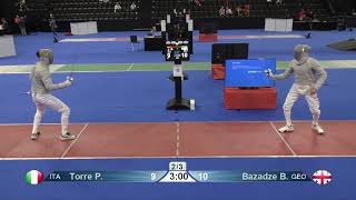 2024 743 T32 14 M S Individual Basel SUI ZCH 8 BAZADZE GEO vs TORRE ITA [upl. by Dami954]