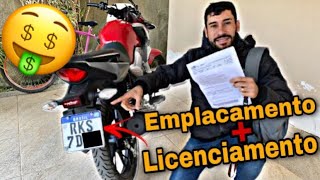 TUDO SOBRE PRIMEIRO LICENCIAMENTO E EMPLACAMENTO [upl. by Retseh]