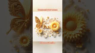 Comment your name  part  33  Ai Art  beautiful name Art [upl. by Chung]