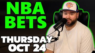 Thursday NBA Bets  Kyle Kirms Picks October 24 [upl. by Bonnie543]