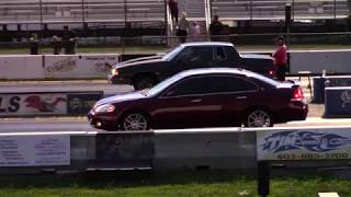 1987 Oldsmobile Cutlass 442 vs Chevy Impala SS 14 Mile Drag Race [upl. by Narba198]