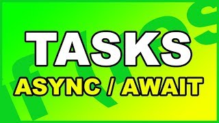 C Tasks Async Await [upl. by Lauhsoj]